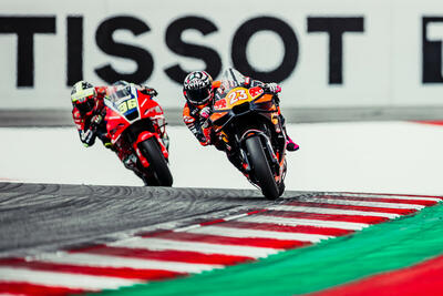 Enea Bastianini (#23) e Joan Mir (#36) in battaglia per la 5ª posizione al Red Bull Ring