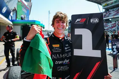 Domingues vincitore f3 sprint race barcellona 2025