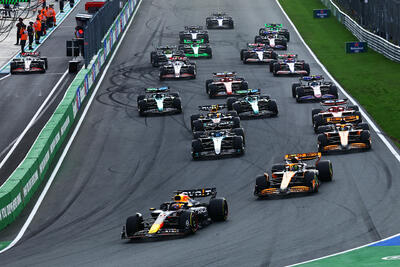 Le fasi iniziali del GP d'Olanda della passata stagione