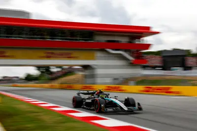 Lewis Hamilton, terzo al termine del GP di Spagna. © Mercedes Benz Media