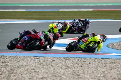 Fabio Di Giannantonio in bagarre ad Assen