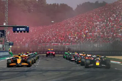 La partenza del GP F1 a Imola