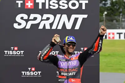 Jorge Martin festeggia la quarta vittoria Sprint del 2024 e la 13^ in 28 Sprint disputate.