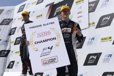 Freddie Slater, campione della F4 UAE 2024. © F4 UAE