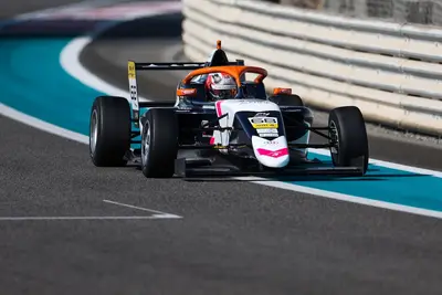 Emanuele Olivieri, vincitore di Gara 1 ad Abu Dhabi