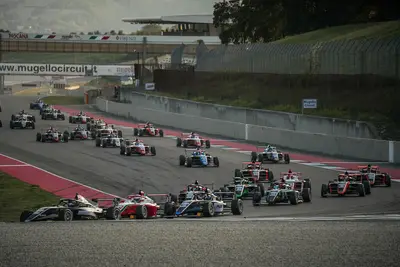 Mugello race start 2023 Italian F4