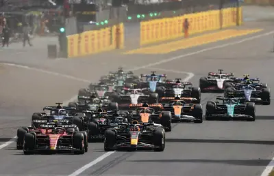 La partenza del GP di Monza del 2023