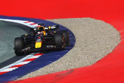 La ghiaia posizionata all'esterno dell'ultima curva del Red Bull Ring