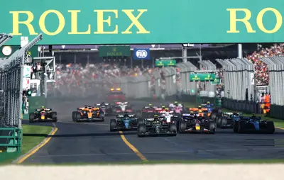 Lo start del GP d'Australia 2023. Credits: Red Bull content pool