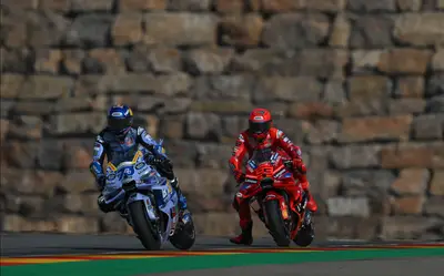 Álex (73) e Marc (93) Márquez, rispettivamente 2° e 1° nella Sprint del GP di Aragón