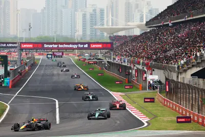 Le prime fasi del GP della Cina della passata stagione