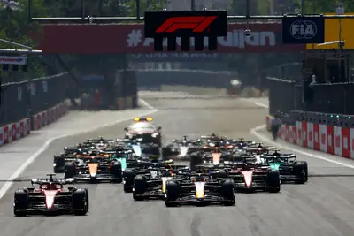 La partenza del GP Azerbaijan 2023