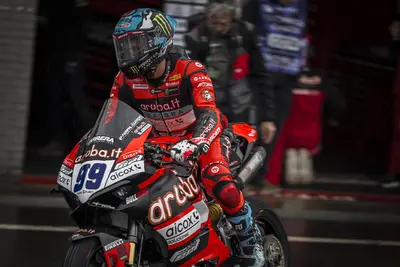 Adrian Huertas in pista ad Assen