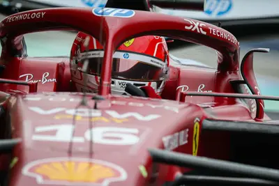 Charles Leclerc in azione a Sakhir