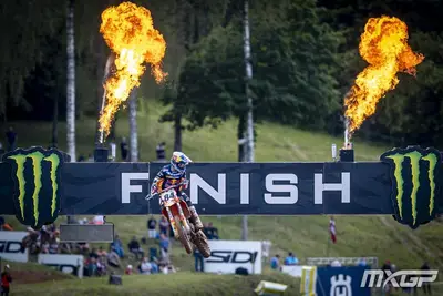 Jeffrey Herlings, vincitore del MXGP di Lettonia sul tracciato di Kegums