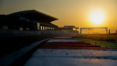vista del Cremona Circuit al tramonto
