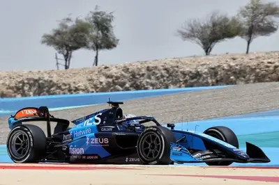 Jak Crawford, pilota DAMS durante qualifiche F2 a Jeddah