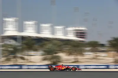 La SF24 in azione nei test in Bahrain - Credits: Scuderia Ferrari