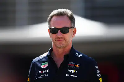 L'arrivo di Horner nel paddock nella giornata di ieri. Credits: Red Bull Content Pool