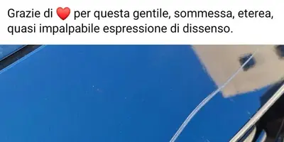 Il post del sindaco sui social