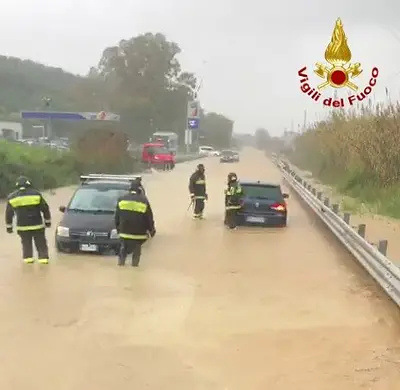 Le strade allagate
