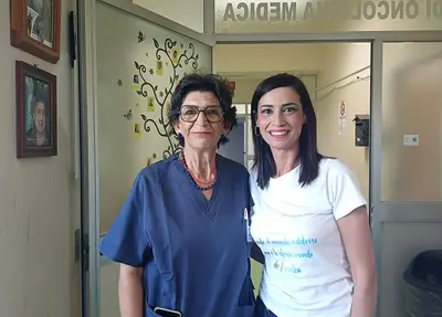 La dottoressa Maria Grazia Arena e Katia Coloca
