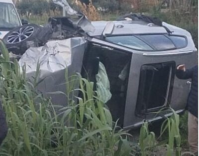 L'auto coinvolta nell'incidente