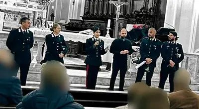L'incontro con i carabinieri