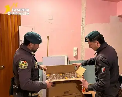 I fuochi d'artificio sequestrati dai finanziari