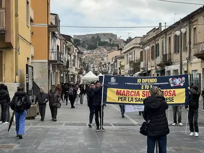 La marcia silenziosa a Vibo