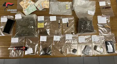 La droga sequestrata