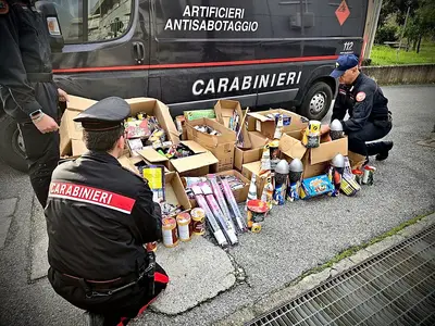 Il materiale sequestrato