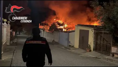 carabinieri incendio
