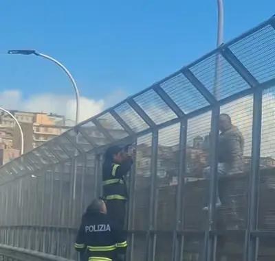 L'intervento della polizia