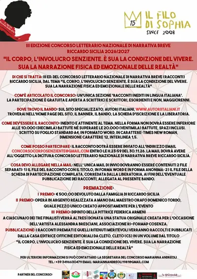 Locandina premio Sicilia