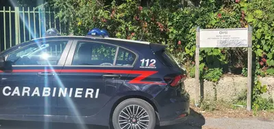 Auto Carabinieri ad Ortì