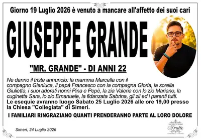 Il manifesto funebre