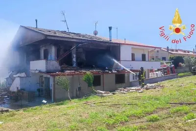 Incendio in abitazione