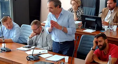 Un momento del consiglio comunale