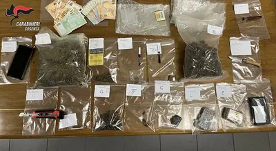 La droga sequestrata