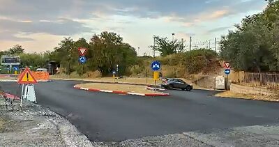 La nuova rotatoria di Quattromiglia
