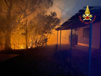 Gli incendi nel vibonese
