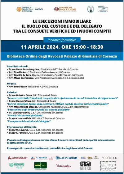 locandina esecuzioni immobiliari cosenza