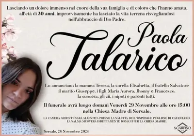 Manifesto Paola Talarico