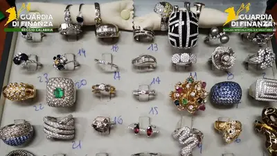 Alcuni dei beni sequestrati
