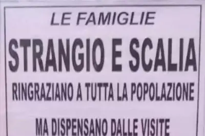 Manifesto delle famiglie Strangio e Scalia