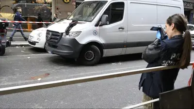Il luogo dove è caduto il bimbo