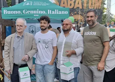 I dirigenti del club presenti all'evento