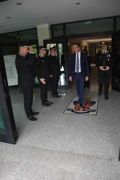 Carabinieri, saluto formale al presidente della Regione Calabria Occhiuto