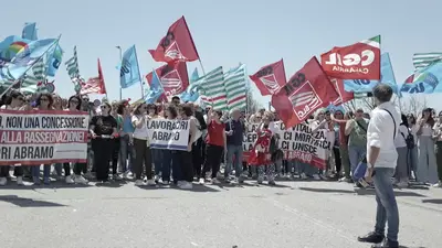 manifestazione dipendenti Abramo
